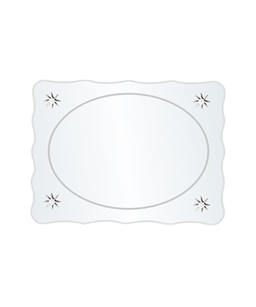 Miroir en relief, 4 MM, 5 MM, offre spéciale Style moderne bon prix Rectangle rond ovale forme Simple miroir traditionnel miroir JH-004