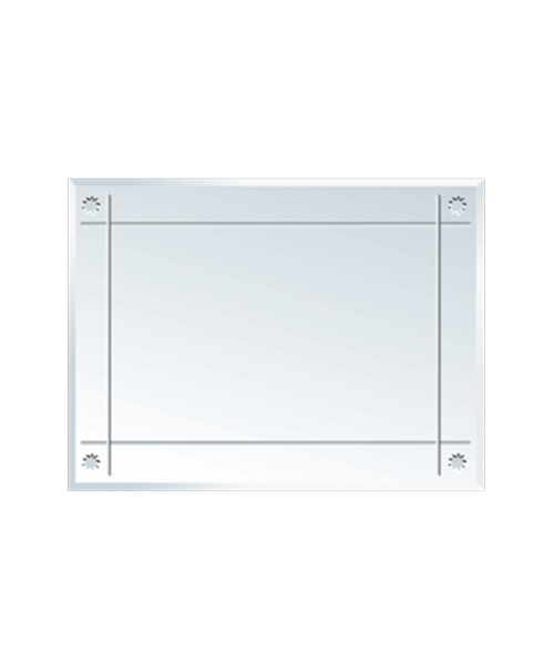 Miroir décalque, des supports en plastique sont disponibles à l'arrière, 4 MM, 5 MM, Vente chaude Style moderne Bon prix Rectangle rond forme ovale Miroir simple Miroir traditionnel JH-010