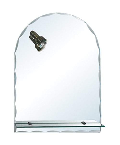 Miroir de séparation, miroir argenté sans cuivre HD ou miroir en aluminium, 4 mm, 5 mm, offre spéciale salle de bain de style moderne salle de douche de luxe miroir simple miroir traditionnel avec étagère JH-1602