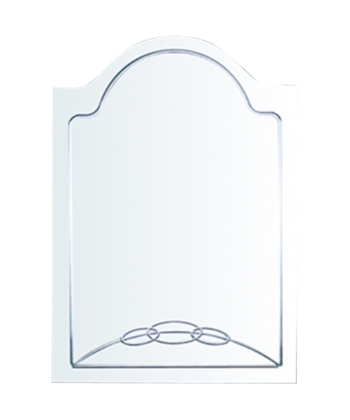 Miroir en relief, miroir décalque, 4MM, 5MM, Vente chaude Style moderne Bon prix Rectangle Rond Ovale Forme Simple Miroir Miroir Traditionnel JH-044