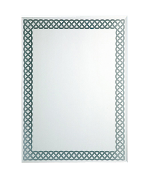 Des supports en plastique sont disponibles à l'arrière, miroir simple face, 4MM, 5MM, Offre Spéciale Style Moderne Bon Prix Rectangle Rond Forme Ovale Miroir Simple Miroir Traditionnel JH-6613