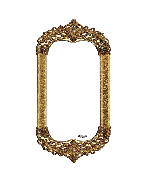 Miroir argenté sans cuivre haute définition ou miroir en aluminium, miroir de salle de bain miroir de coiffeuse miroir mural encadré JH-8901G