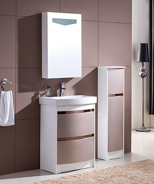 Magnifique, chaud, offre spéciale salle de bain de style moderne salle de douche de luxe avec armoire miroir JH-P01522