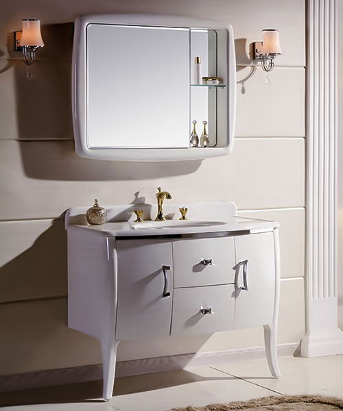 Haut de gamme, anti-pourriture et anti-corrosion, offre spéciale salle de bain de style moderne salle de douche de luxe avec armoire miroir JH-P01551