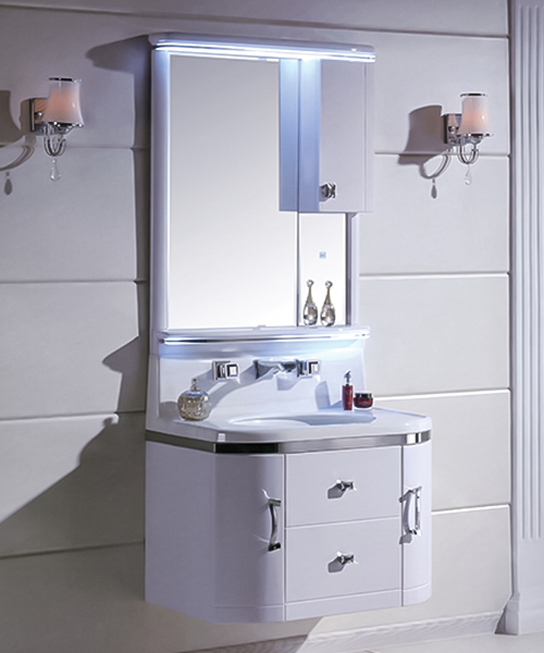 Facile à installer, magnifique, offre spéciale salle de bain de style moderne salle de douche de luxe avec armoire miroir JH-P01552