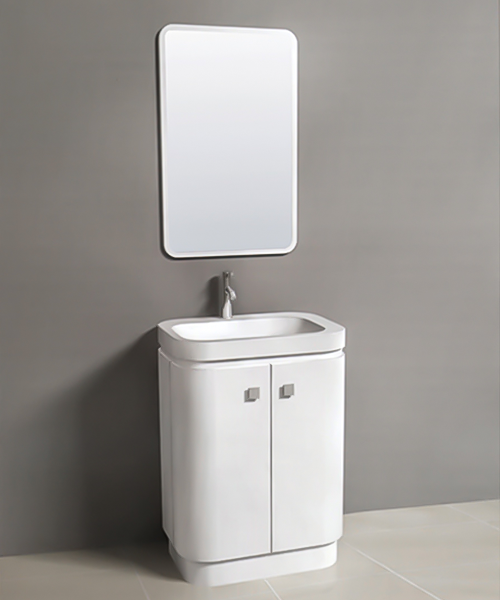 Différentes tailles, armoire de salle de douche de luxe de salle de bains de style moderne de vente chaude avec le cabinet de miroir JH-P01592