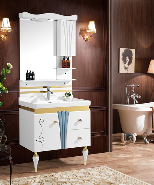 Salles d'exposition, salles de bains, toilettes, bureaux, commodes, tous disponibles dans les hôtels, professionnels de 20 ans, Vente chaude Salle de bain de luxe de style moderne avec armoire à miroir JH-P01691