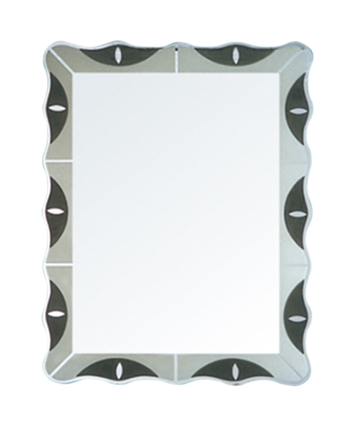 Miroir sablé, décalcomanies en cristal, 4 MM, 5 MM, offre spéciale style moderne bon prix Rectangle rond ovale forme Simple miroir traditionnel miroir JH-PS03 (L)