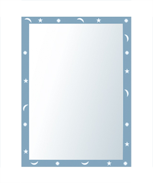 Décalcomanies en cristal, miroir sablé4MM, 5MM, Vente chaude Style moderne Bon prix Rectangle Forme ovale ronde Miroir simple Miroir traditionnel JH-PS08